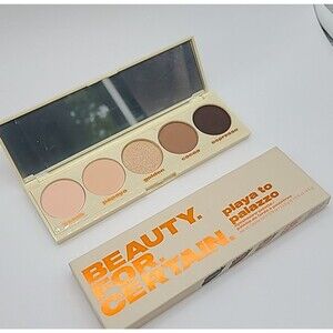 Beauty For Certain Playa to Palazzo Eyeshadow Palette Full Size 0.8 oz NEW